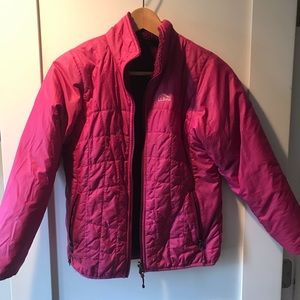 LL Bean Girls Reversible Jacket